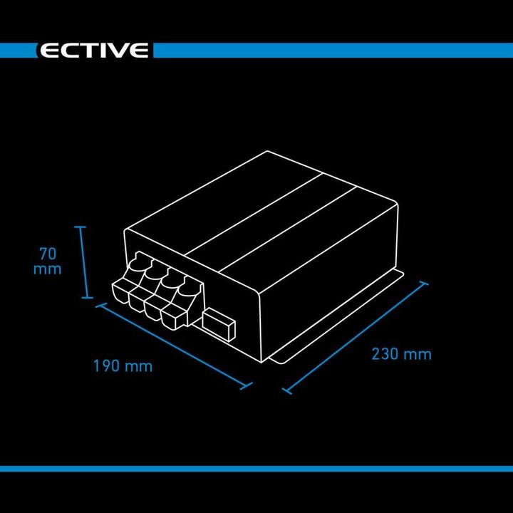 Produktbild Ective SBB30 Ladebooster 12V 30A mit 20A Solar-Laderegler Wohnmobil AGM LiFePO4 (12V, 30 A)