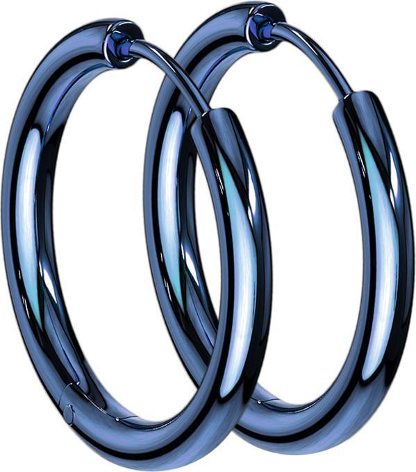 Star Piercing Ohrring blau (Chirurgenstahl 316L, ohne Messing)