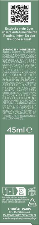 Actual product image L'Oréal Paris Men Expert Derma Control (45 ml)