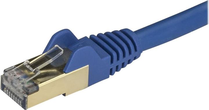 Actual product image StarTech Patch Cable Cat6a 2m Blue (STP, CAT6a, 2 m)