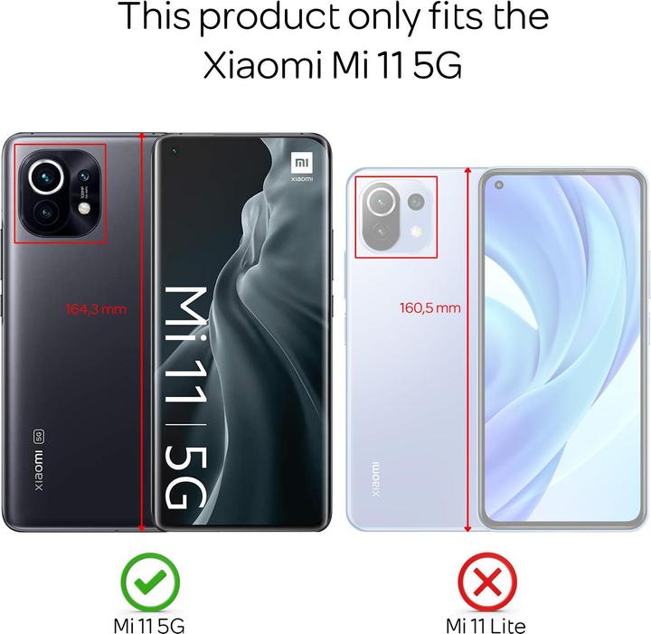 Produktbild Nalia Klare 360 Grad Hülle (Xiaomi Mi 11 5G)