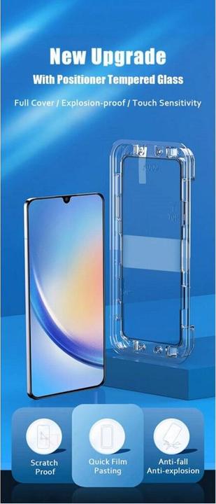 Produktbild Protectorking 1x echtes Tempered 9H Panzerhartglas 3D KLAR (1 Stück, Samsung Galaxy S20 FE)