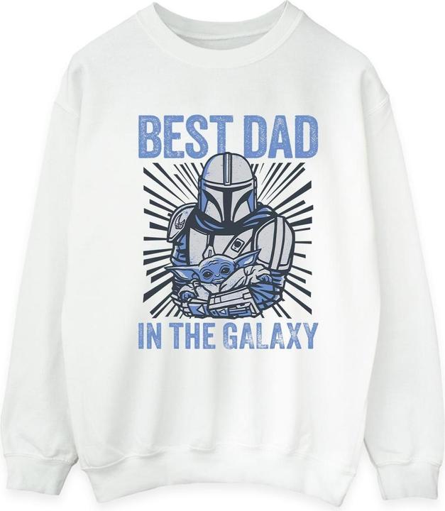 Produktbild Star Wars Mandalorian Best Dad Galaxy Sweatshirt (XL)