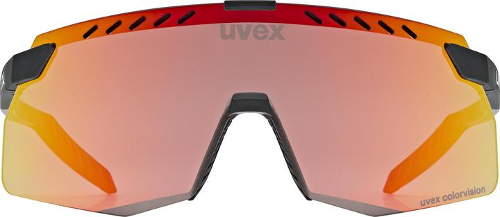 Uvex Sports pace stage small CV (black matt (red)*, colorvision mirror red)