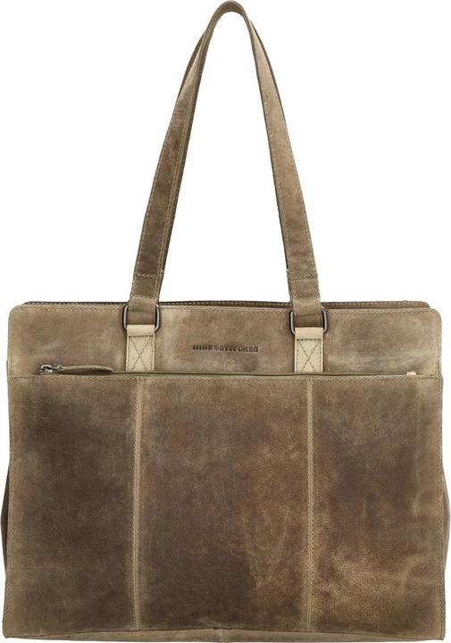 Produktbild HIDE & Stitches Idaho Laptoptas 15,6 inch (38 cm) - Donkerzand (15.60")