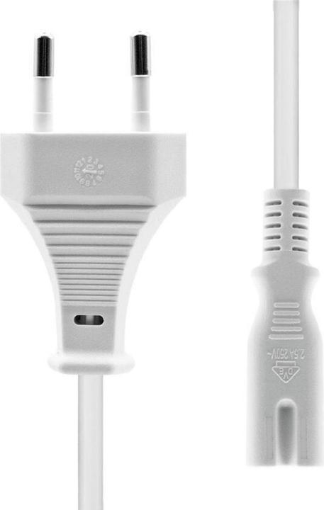 ProXtend PC-CC7-003W Câble d'alimentation Blanc 3 m Fiche d'alimentation type C Coupleur C7 (3 m, C7)