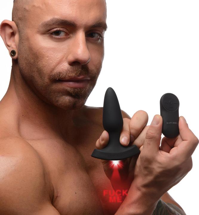 Actual product image XR Brands Laser Fuck Me Small Anal Plug w/ Remote Control