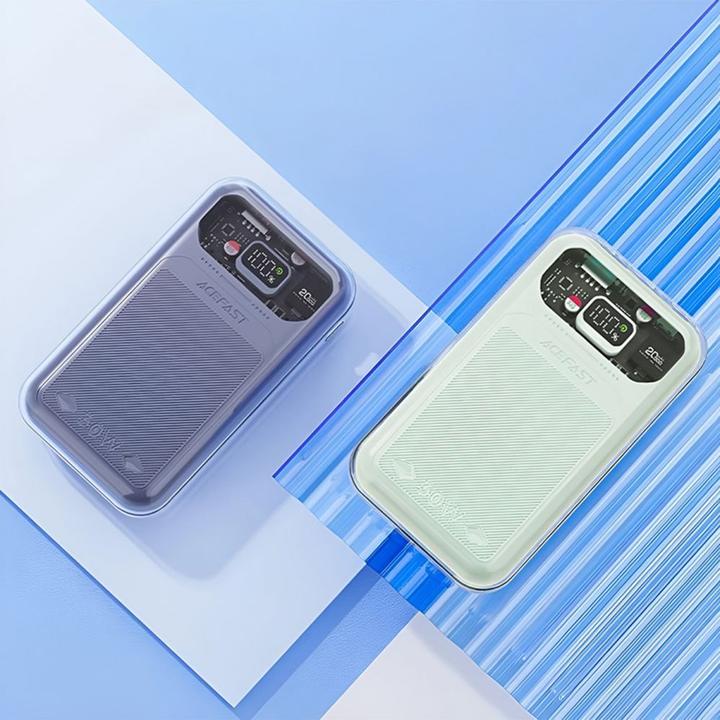 Immagine prodotto Acefast Powerbank M2 Sparkling Series, 20000mAh, 30W (grigio) (20000 mAh, 30 W, 77 Wh)