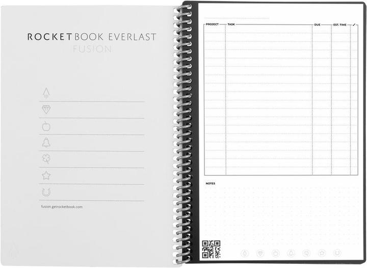 Immagine prodotto Rocketbook Fusione (A4, Punteggiato, Righe, Copertina rigida)