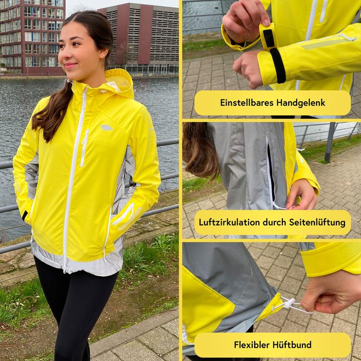 Actual product image Valkental Functional & reflective softshell jacket for outdoor activities - ladies (S)