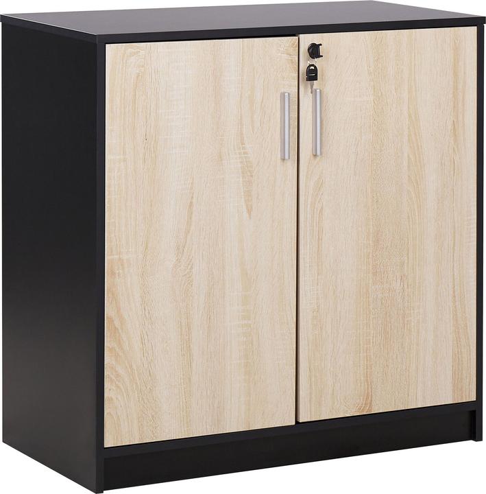 Heller Holzfarbton, Schwarz