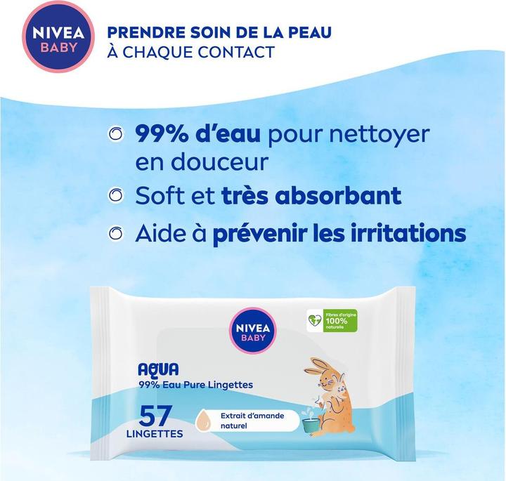 Produktbild NIVEA AQUA Feuchttücher (57 Stück)