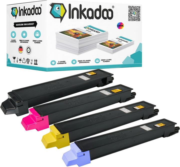Produktbild Inkadoo Toner kompatibel mit Kyocera 1T02MVCNL0 / TK-8315C Toner