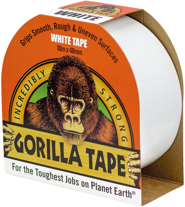 Gorilla ribbon White 10m (10000 mm)