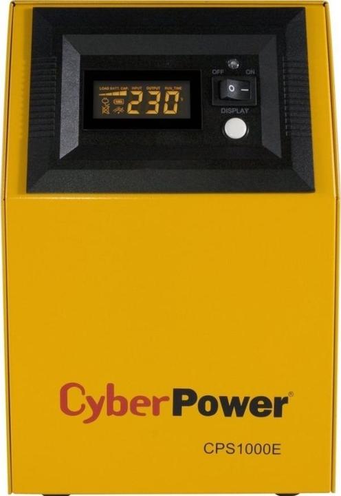 Image du produit Cyberpower CPS1000E Alimentation sans interruption (ASI) Double convertisseur (en ligne) 1000 VA 2 sorties AC (1000 VA, 700 W, Double convertisseur en ligne Onduleur)