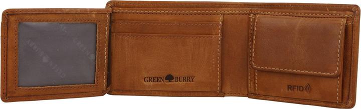 Immagine prodotto Greenburry Portafoglio Tornado con protezione RFID in pelle 10 cm