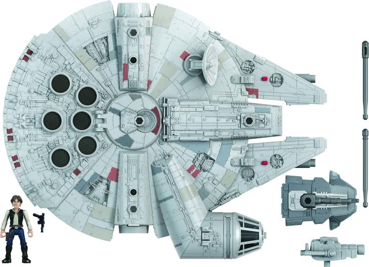 Actual product image Hasbro Star Wars Mission Fleet Han Solo Millennium Falcon