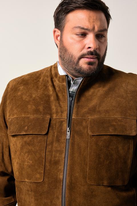 Produktbild Men+ Lederjacke, Leder, bestes Rindleder, viele Taschen, bis 7 XL (7XL)