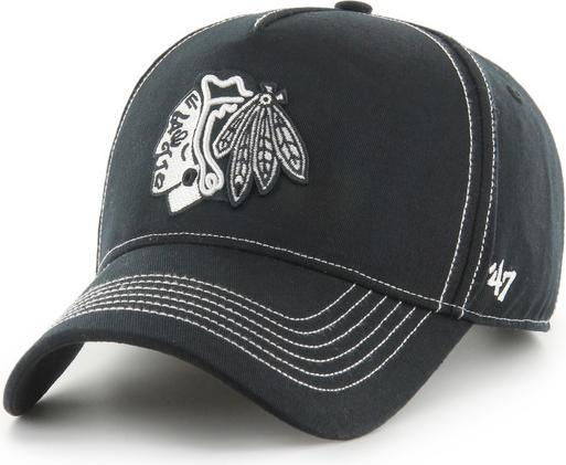 47 Brand Blackhawks Baseballkappe mit Kontrastnähten MVP (One Size)