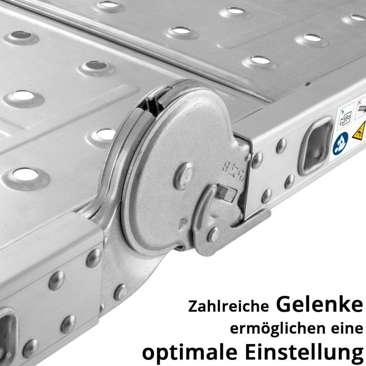 Immagine prodotto Stahlwerk ML-356-ST Mehrzweckleiter (Scaletta multiuso, 232 cm)