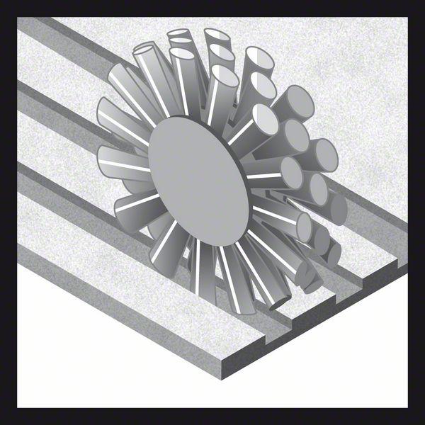 Image du produit Bosch Professional Zubehör Brosse circulaire PRO Stainless Steel clean, tige droite, 50 x 0,2 mm