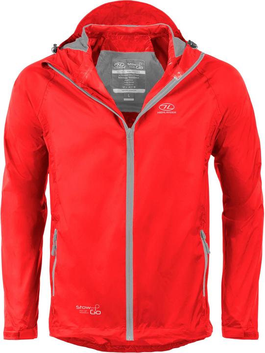 Actual product image Highlander Stow & Go Red Packaway Jacket - M (M)
