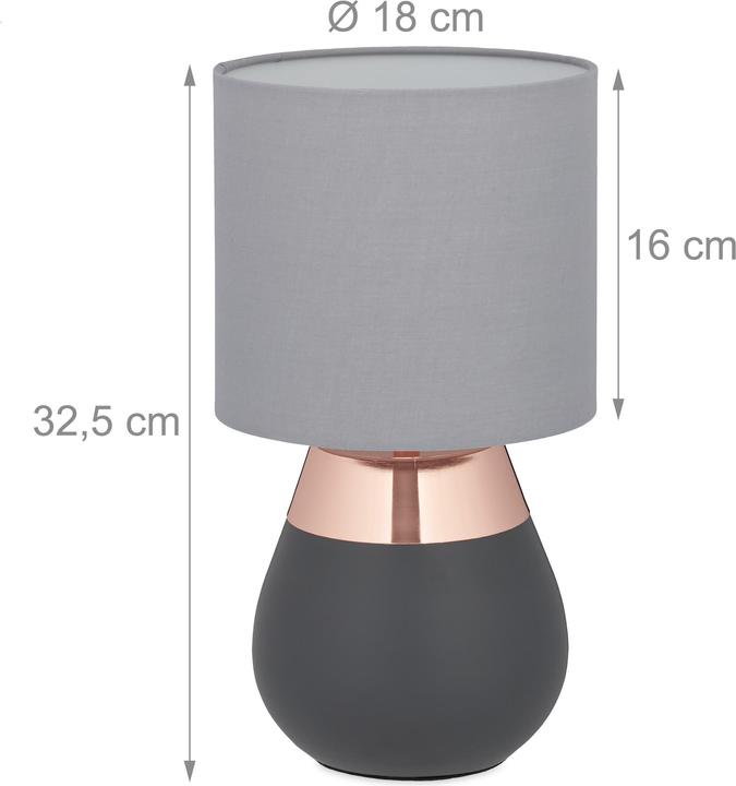 Produktbild Relaxdays Nachttischlampe (E14)