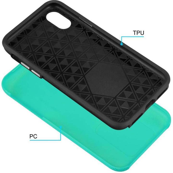 Actual product image Cadorabo Hybrid Triangle Cover (Apple iPhone X)