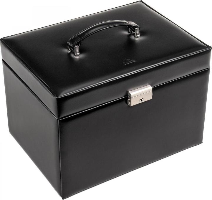 Immagine prodotto Sacher M8.002.010421 - Portagioie per anelli Victoria vario in pelle nera