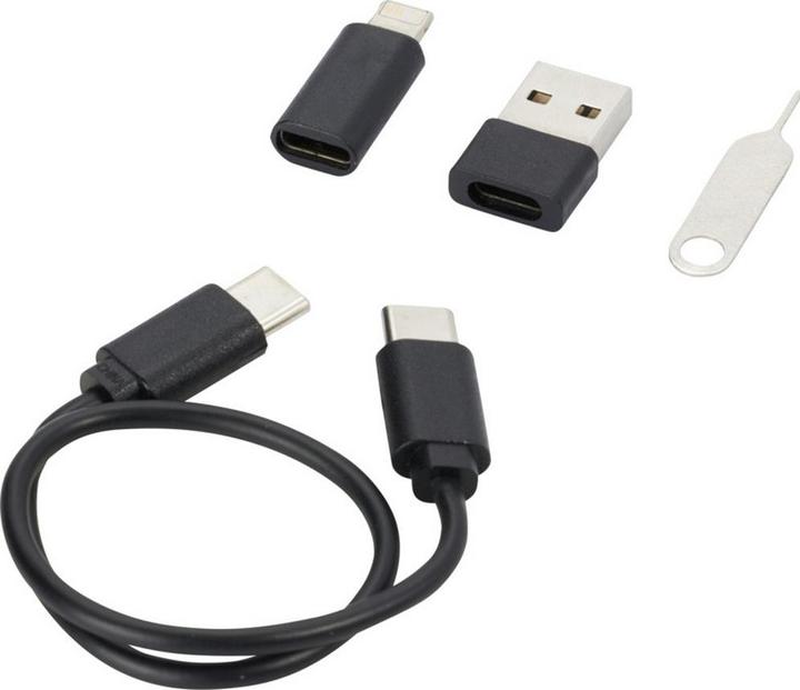 Immagine prodotto Generic Savvy Cavo di ricarica modulare in plastica riciclata con supporto per telefono (0.85 m)