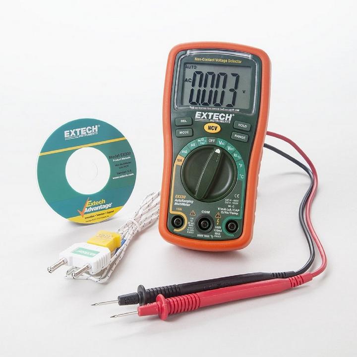 Image du produit Extech Multimètre portable numérique EX330 (CAT III 600V)