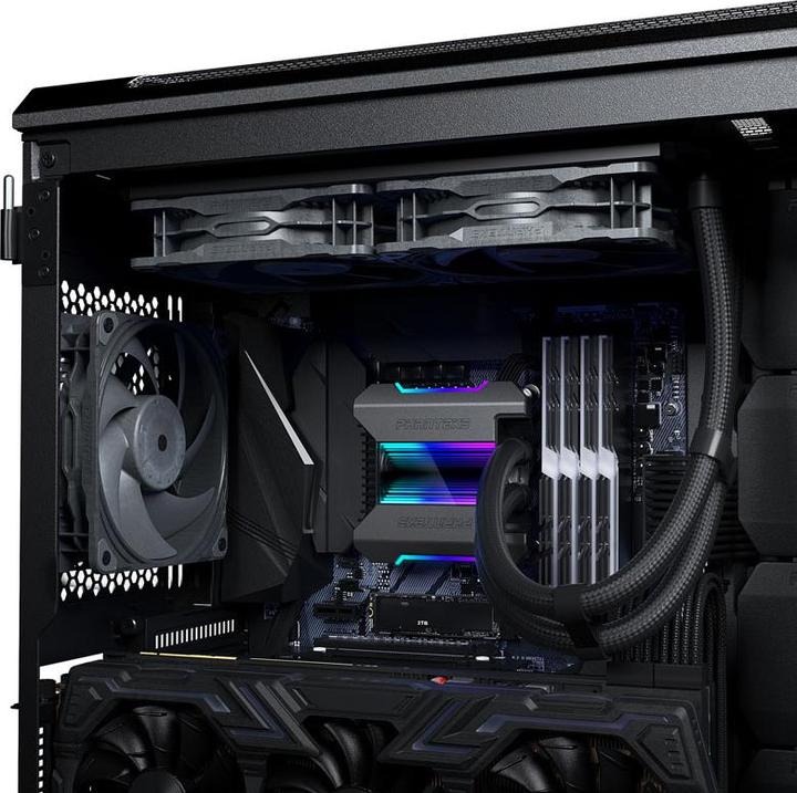 Actual product image Phanteks Glacier One 240 T30 complete water cooling, D-RGB
