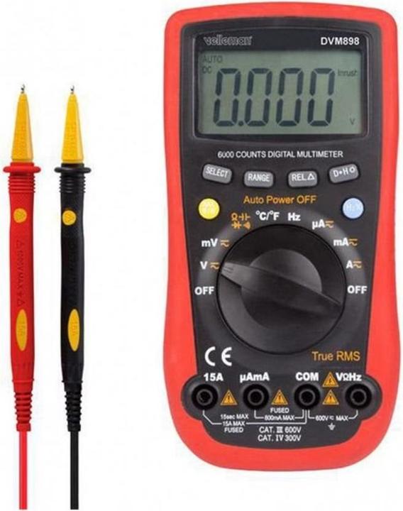 Actual product image Velleman DVM898 (CAT IV 300V, CAT III 600V)