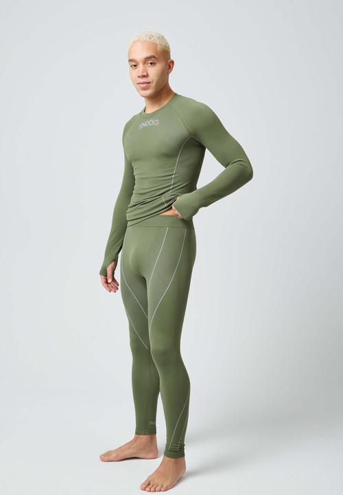Actual product image Snocks Men's thermal underwear with thumb hole (XL)
