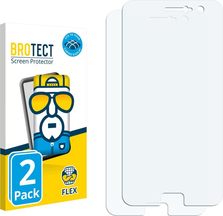 Productafbeelding BROTECT Volledig bedekkende screen protector (2 Stuk, HTC U11)