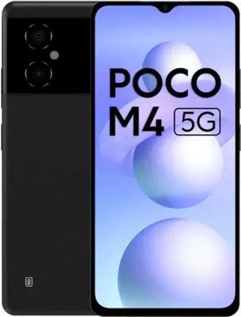 Actual product image Xiaomi Poco M4 5G (64 GB, Power Black, 6.58", Dual SIM, 13 Mpx, 5G)