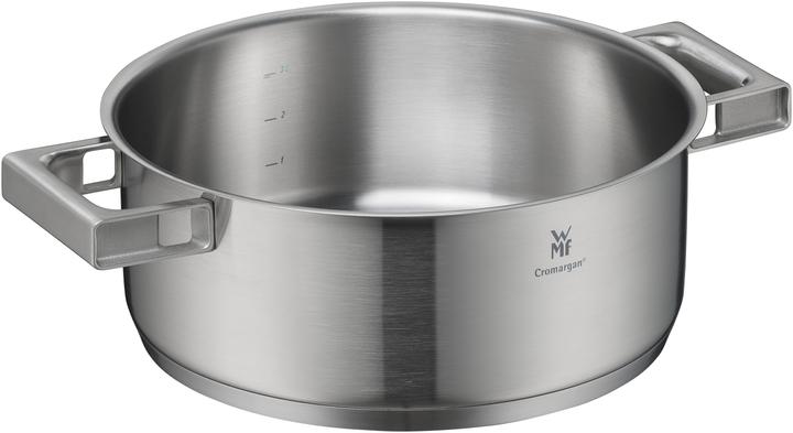 Produktbild WMF Ultimate Cool+ Bratentopf mit Deckel, 24 cm (24 cm, Bräter + Schmortopf, Edelstahl)