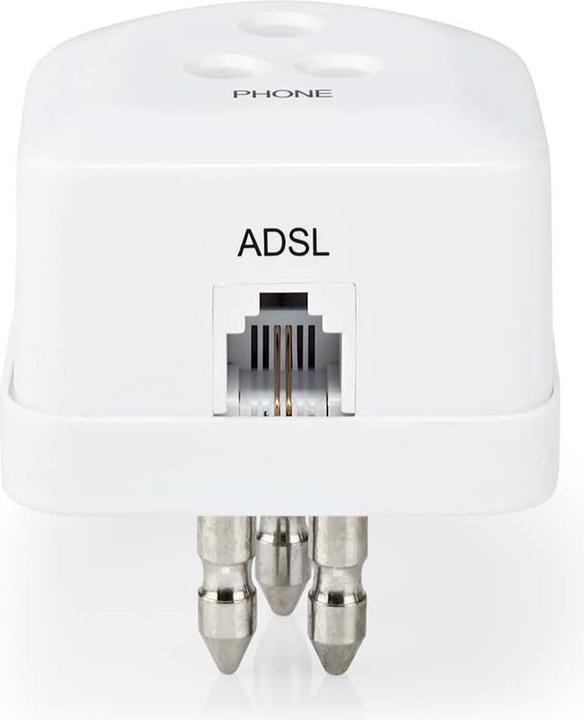 Image du produit Nedis Prise téléphonique murale | RJ11 | Italie mâle | RJ11 femelle | Blanc