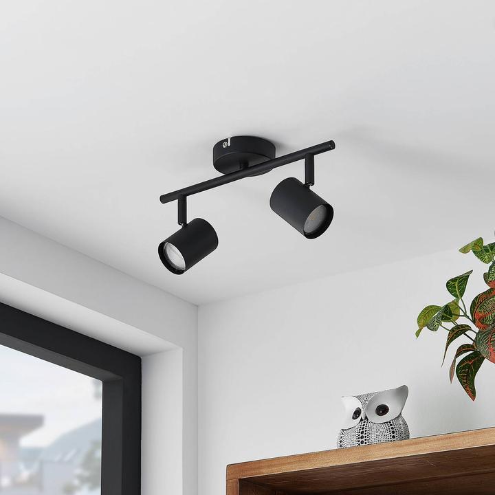 Produktbild Elc Binola LED-Strahler in Schwarz, zweiflammig (690 lm, GU10)