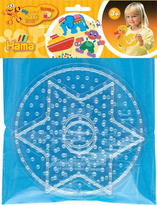 Produktbild Hama Perlen Strijkkralenbordjes Maxi - Cirkel en Ster