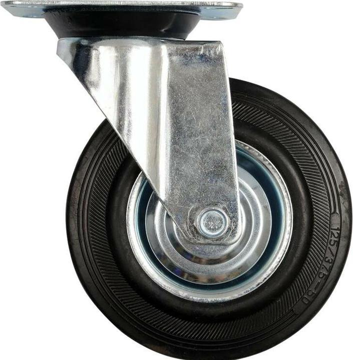 Image du produit Toya Swivel Caster W. Black Rubber 160mm
