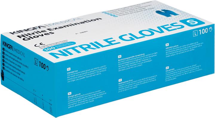 Actual product image Disposable gloves nitrile polymer, EN 374-1, EN 455, 100 pieces, size XL (XL)