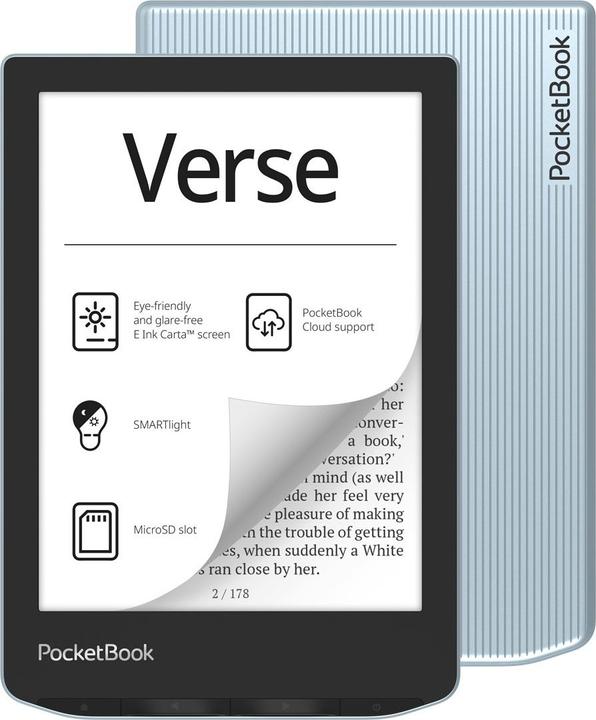 Actual product image PocketBook Verse (6", 8 GB, Bright blue)