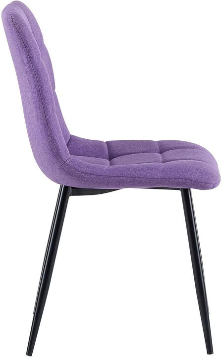 Image du produit Swisshandel24 Set de 4 chaises Antibes Tissu