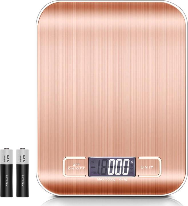 Produktbild Intirilife Digitale Küchenwaage in ROSÉ GOLD