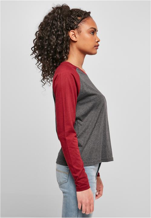 Immagine prodotto Urban Classics Donna Raglan a maniche lunghe a contrasto (S)