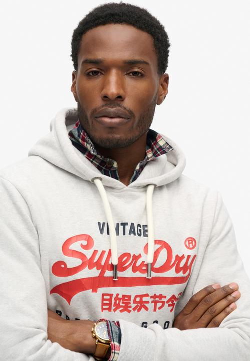 Immagine prodotto Superdry Sweatshirt Casual Bequem sitzend Duo Vintage Logo Hoodie (L)