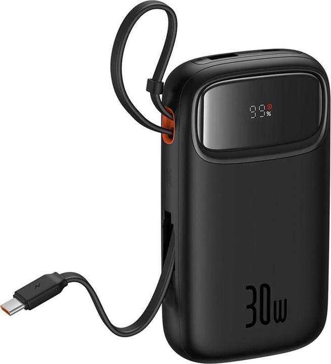 Produktbild Baseus Powerbank QPow 2 20000mAh 30W 2xUSB-C (black) (20000 mAh, 30 W, 73 Wh)