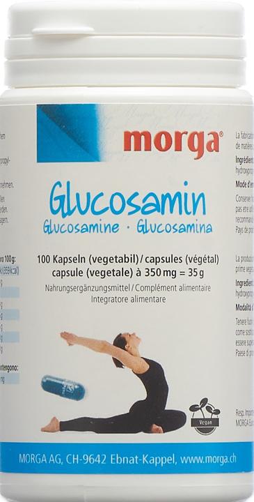 Actual product image Morga Glucosamine Vegicaps (100 Piece, Capsules, 300 g)