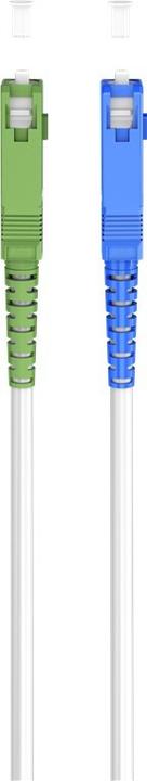 Actual product image Goobay Fibre optic cable FTTH, singlemode OS2 White, white Simplex, 30 m (S/UTP, CAT6, 30 m)